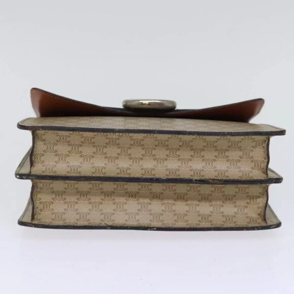 CELINE Macadam Canvas Hand Bag Beige Auth - Picture 12 of 16